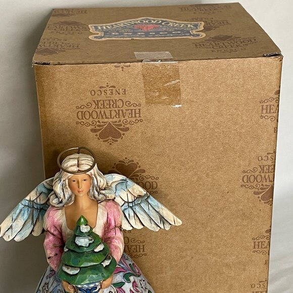 2004 Jim Shore "Landscape Sleeps" Winter Angel VINTAGE - Picture 4 of 7